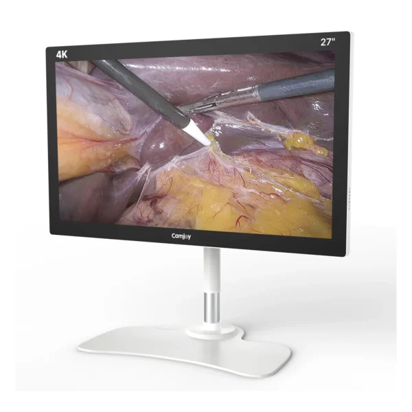 Camjoy CK1 27-inch black 4K surgical monitor perspective view
